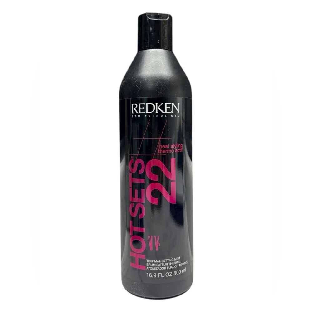 NEW Redken Hot Sets 22 Thermal Setting Mist 16.9 oz 500 mL Refill Bottle